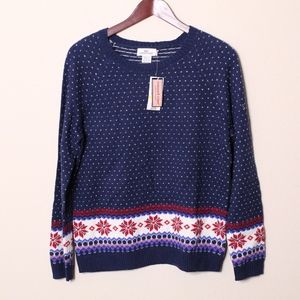 NWT Vineyard Vines Snowflake Fair Isle Sweater